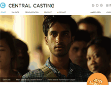 Tablet Screenshot of centralcasting.ch